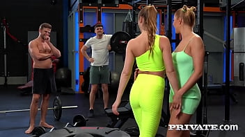 Stunning Babes Alexis Crystal, Cherry Kiss and Martina Smeraldi milk 2 studs at the gym! Deepthroat, anal, squirting, fisting, DP and more in this wild orgy! Full Flick & 1000s More at Private.com!